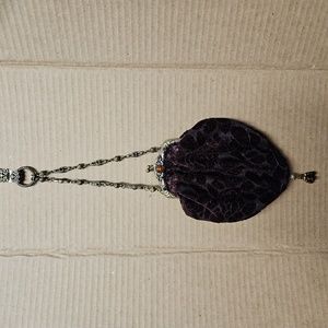 Sweet Romance USA Victorian Plum Jeweled Purse